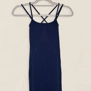 Dion Lee X Carbon38 navy Seamless Bodycon Dress | size xs-s workout active thumbnail 3