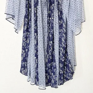 Free People Because I Love You Floral Sheer Babydoll Flowy Tunic Top Boho XS NEW thumbnail 6