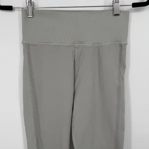 OFFLINE by Aerie Leggings Womens Medium Sage Green Ribbed High Rise Yoga thumbnail 4