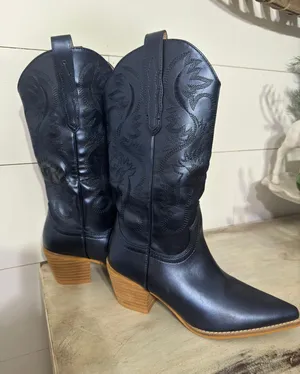 A Rider Girl Navy cowgirl boots thumbnail 2