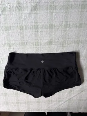 Lululemon Black Fold-Over Waist Women’s Boyshorts thumbnail 2