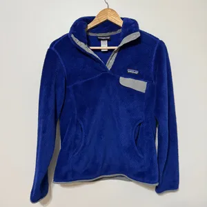 Patagonia Snap T Pullover Size Small Women’s Blue Fleece Sweater thumbnail 2