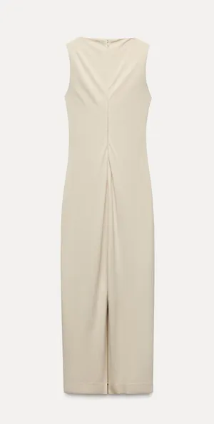 Zara maxi dress conch cutout fitted bodycon party cocktail evening wedding thumbnail 13