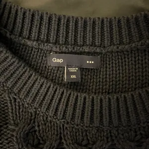 Gap Chunky Cable Knit Sweater Navy XXL thumbnail 5