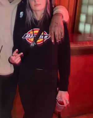 Dickies Black Cropped Hoodie thumbnail 2