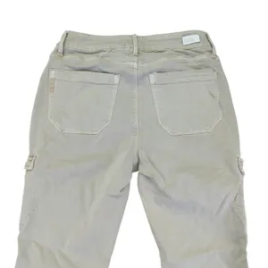 PAIGE Women's‎ Size 27 Beige Cargo Pants Straight Leg Cotton Blend Utility thumbnail 7