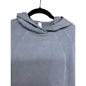 Lululemon Scuba Pullover Hoodie Sweatshirt Washed Blue Charcoal Women’s‎ Size 4 thumbnail 3