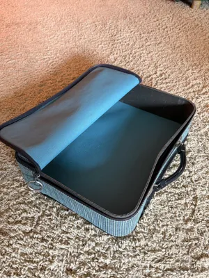 Vintage suitcase mod blue design thumbnail 6