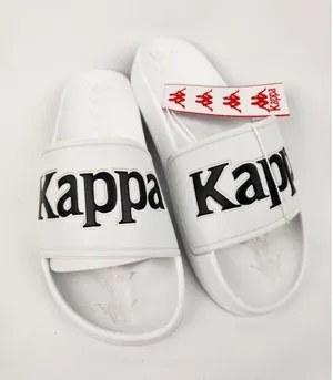 New Kappa Slides Banda Adam 9 White-Black Sandals Slip‎ On Shoes Pool Beach SZ 5 thumbnail 1