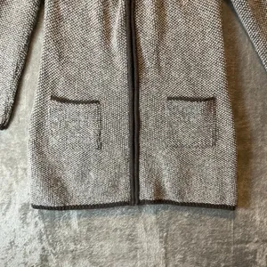 Mary Firenze Wool Blend Thick Jacket Size‎ Large Gray & White thumbnail 2