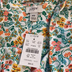 J. Crew Multicolor Floral Dress with shorts under it size XS brand new thumbnail 5