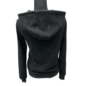 ALO Jacket Size Small‎ Petite Hooded Pockets Full Zip Charcoal Grey thumbnail 6