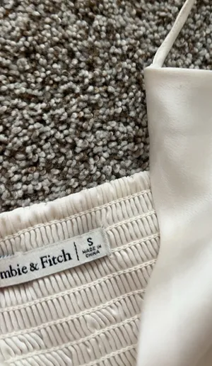 Abercrombie silk crop top thumbnail 3