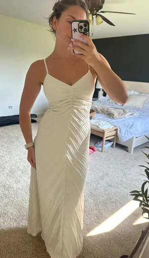 Abercrombie Dress White Size XS thumbnail 1