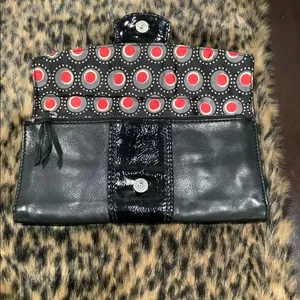 FOSSIL VINTAGE‎ LEATHER CLUTCH thumbnail 4