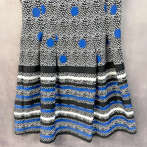 ISLE By Melis Kozan Bottomless Brunch Dress L Polka Dot Fit Flare Mod Pop Art thumbnail 3