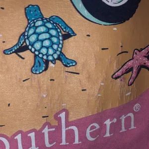 Simply Southern Pink Tee with Beach Graphic thumbnail 3