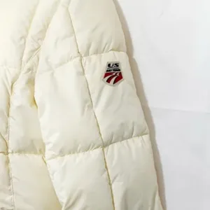 Vintage 90s Tommy Hilfiger Ski Team USA white puffer insulated jacket size large thumbnail 2