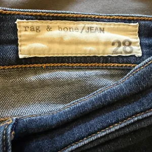 Rag & Bone High Rise Skinny Jeans Dark Indigo Blue‎ Denim Made in USA Size 28 thumbnail 3