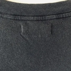 Anine Bing Walker Viper Blue Snake Tee in Washed Black, Size Medium thumbnail 15