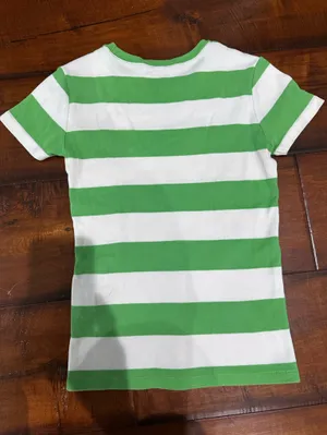 Ralph Lauren Green & White Striped Tee thumbnail 3