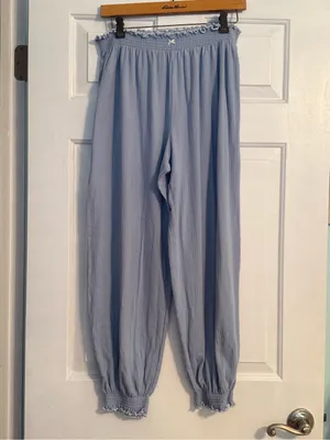 SET Aerie Pointelle Balloon Pajama Pant and Pointelle Pajama Tank thumbnail 5