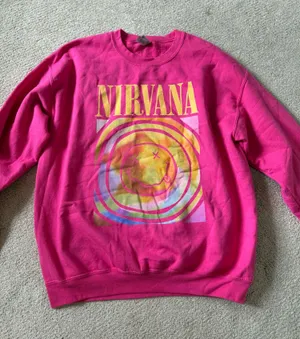 Nirvana Sweatshirt Pink Size L thumbnail 1