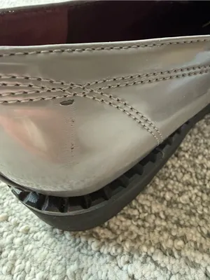 Franco Sarto Women's Metallic Dark Gray Loafer Flats Size‎ 7.5 thumbnail 7