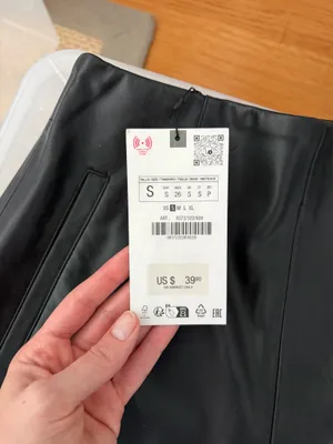 ZARA Faux Leather Shorts thumbnail 4