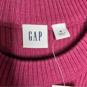 Gap pink ribbed flare sweater dress women's size medium new with tags‎ thumbnail 3