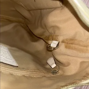 Coach Cream Signature Monogram Crossbody/ Shoulder Bag thumbnail 16