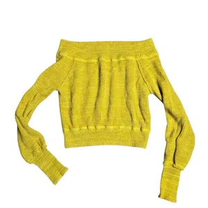 Free People Sugar Rush Off the Shoulder Sweater Size:‎ S thumbnail 2