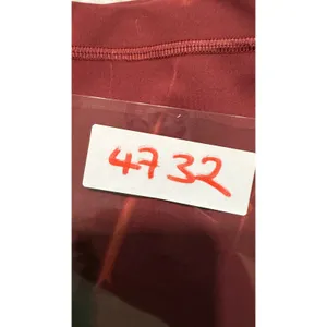 Lululemon wunder High-Rise Biker Short 8 Red Merlot Diamond Dye Nulu Size 4 thumbnail 9
