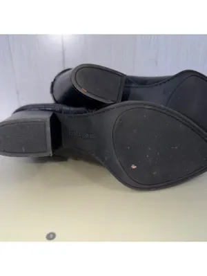 Indigo Rd Black Croc Embossed Chelsea Ankle Boots Size 8 Block Heel thumbnail 6