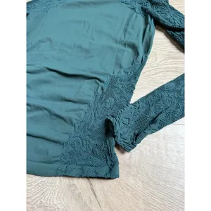 EUC Womens No Turning Back Top Intimantely Free People hunter green USA made M/L thumbnail 6