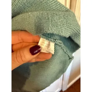 Amazon mint green ribbed cowl neck oversized tunic sweater small thumbnail 4