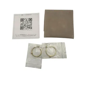 Marrin Costello Mystique Hoops Earrings Gold Plate Sterling Silver thumbnail 5