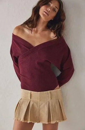 Intimately Free People Lovin’ This Feeling Bodysuit XS Women’s Fig Jam NWT. thumbnail 1