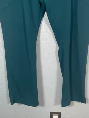 Figs Women Plus Size XXL Caribbean Blue Yola Skinny Scrub Pants Drawstring thumbnail 2