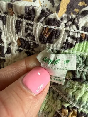 Aerie ruffled mini skirt jungle safari thumbnail 2