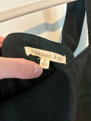 Copper Key Plaid Jumpsuit thumbnail 2