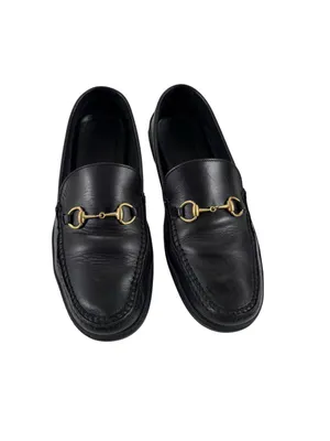 Gucci Horsebit Driving Loafers Black Leather Fits Mens US 8 Womens 9.5 thumbnail 14