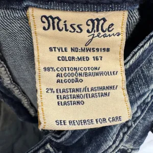 Miss Me Mid Rise Bootcut Jeans 31 Embellished Flap Pockets thumbnail 10