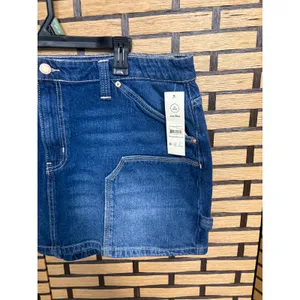No‎ Boundaries Denim Cargo Mini Skirt Size XL thumbnail 3