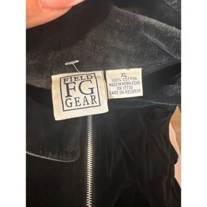 Field & Gear Black Cotton Zip-Up Vest XL Vintage Utility Layering Piece thumbnail 5