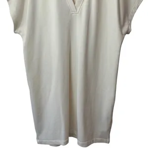 DKNY Ivory Collared Shirt‎ Dress Mini Athletic Athleisure Outdoors Comfort L thumbnail 5