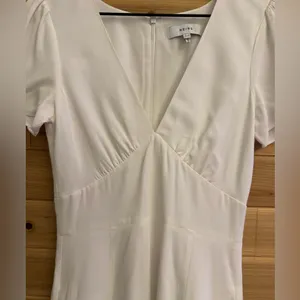 Reiss 2/XS V Neck Viscose Skater Mini Dress Bridal Summer thumbnail 5