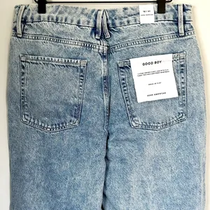 NWT Good American Good Boy Light Wash Blue Jeans - Size 12 / 31 thumbnail 6