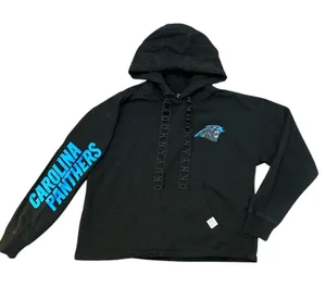 DKNY Carolina Panthers Black Hoodie Womens Sz Small NFL Team Collection thumbnail 1