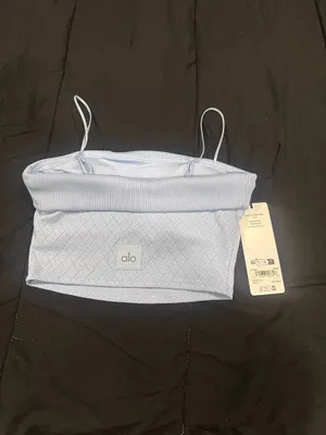 Alo yoga top Blue thumbnail 4